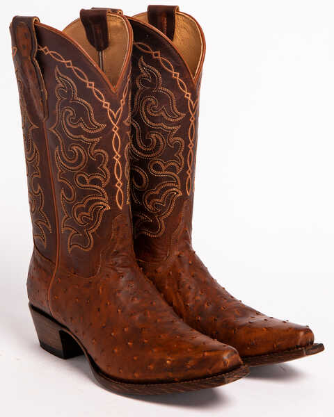 Image #4 - Shyanne Women's Full Quill Ostrich Exotic Boots - Snip Toe, , hi-res