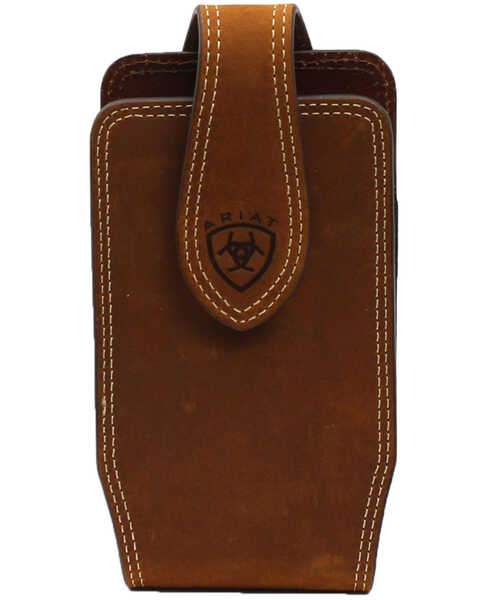 Image #1 - Ariat Cell Phone Case, Brown, hi-res