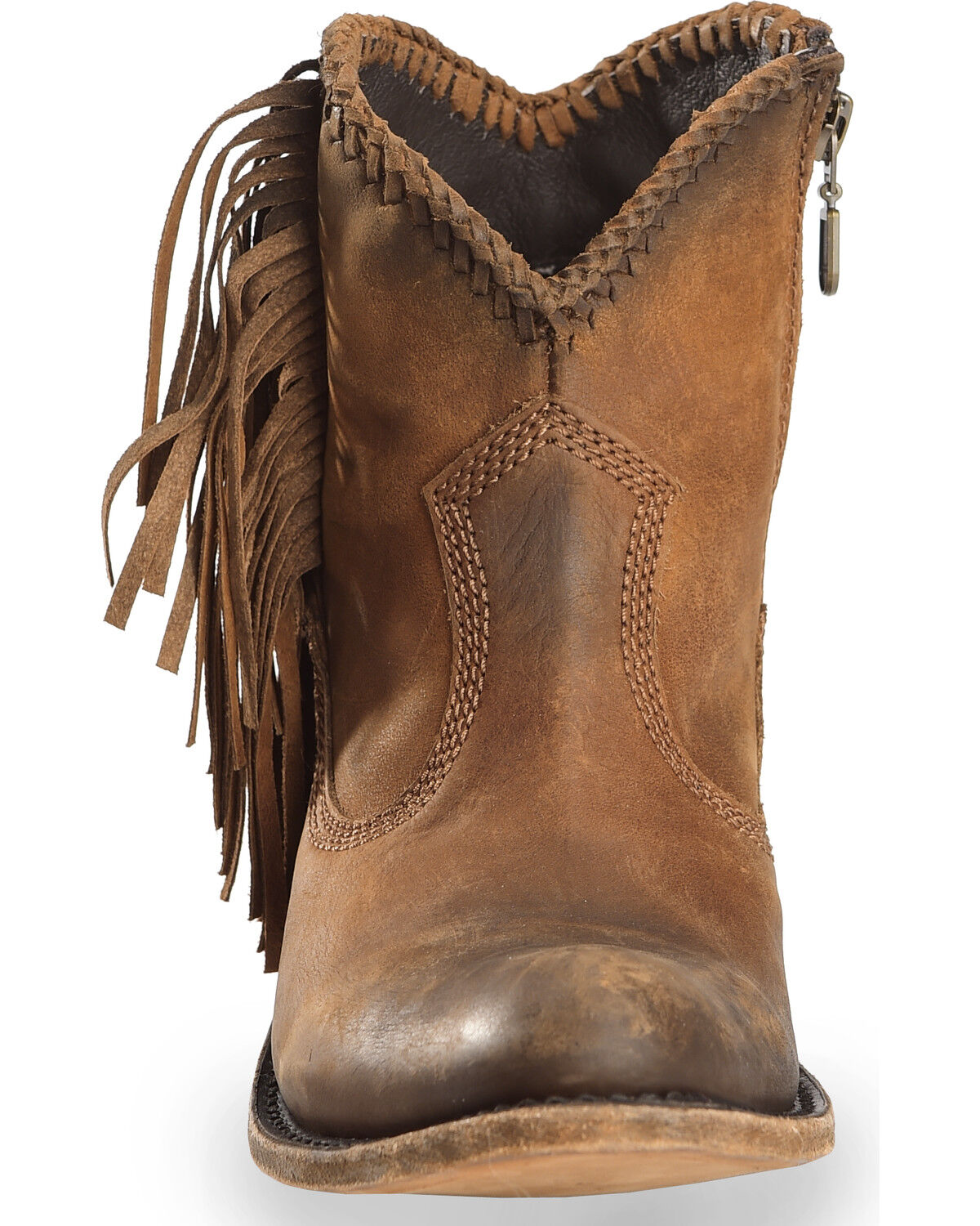 Image #4 - Liberty Black Women's Vegas Faggio Booties - Round Toe, Brown, hi-res