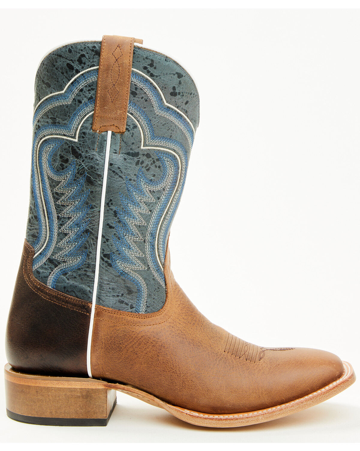 Image #2 - Cody James Men's Rover Blue Western Boots - Broad Square Toe, Blue, hi-res