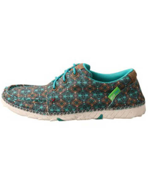 Twisted X Women's Zero-X Turquoise Casual Shoes - Moc Toe, Turquoise, hi-res