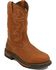 Image #1 - Rocky Men's Branson Waterproof Work Boots - Round Toe, Distressed, hi-res