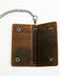 Image #2 - Brothers and Sons Men's Chain Wallet, Brown, hi-res
