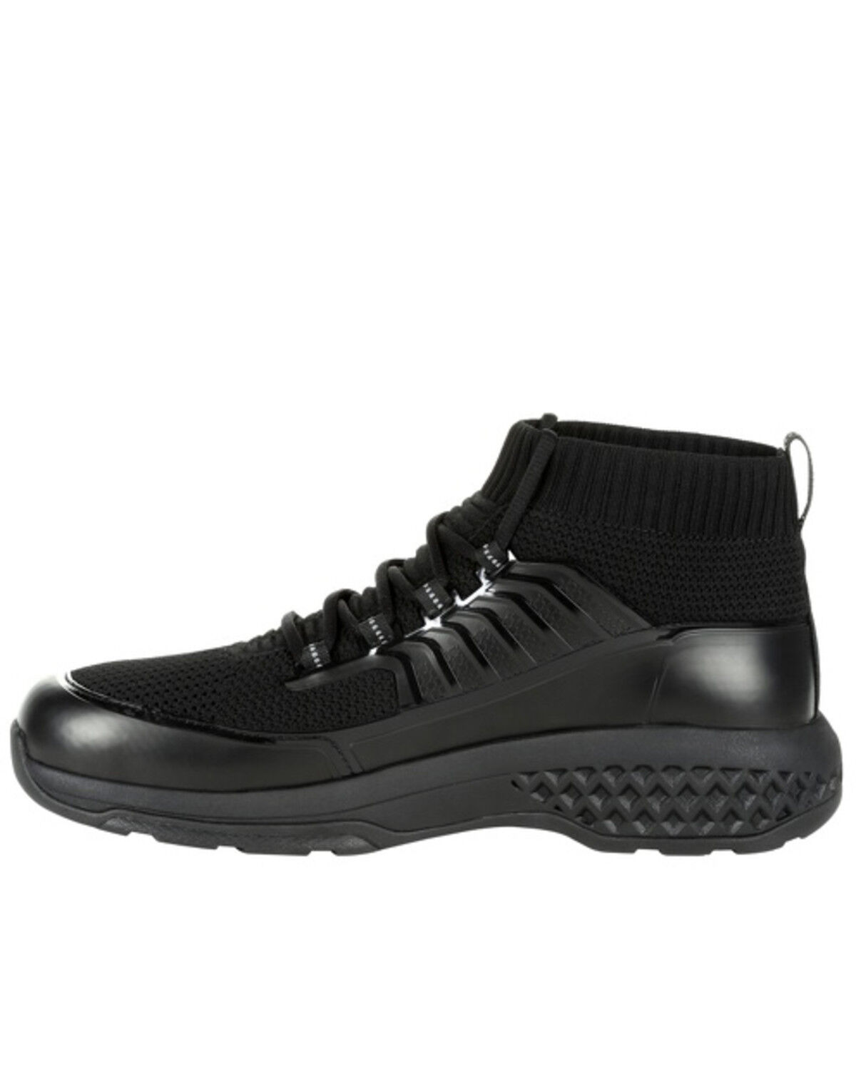 Image #3 - Rocky Men's Code Blue Knit Serive Boots - Soft Toe, Black, hi-res