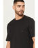 Image #2 - Wolverine Men's Solid Guardian Short Sleeve Work Pocket T-Shirt, Black, hi-res