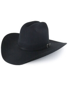 Cody James Denton 3X Felt Cowboy Hat, Black, hi-res