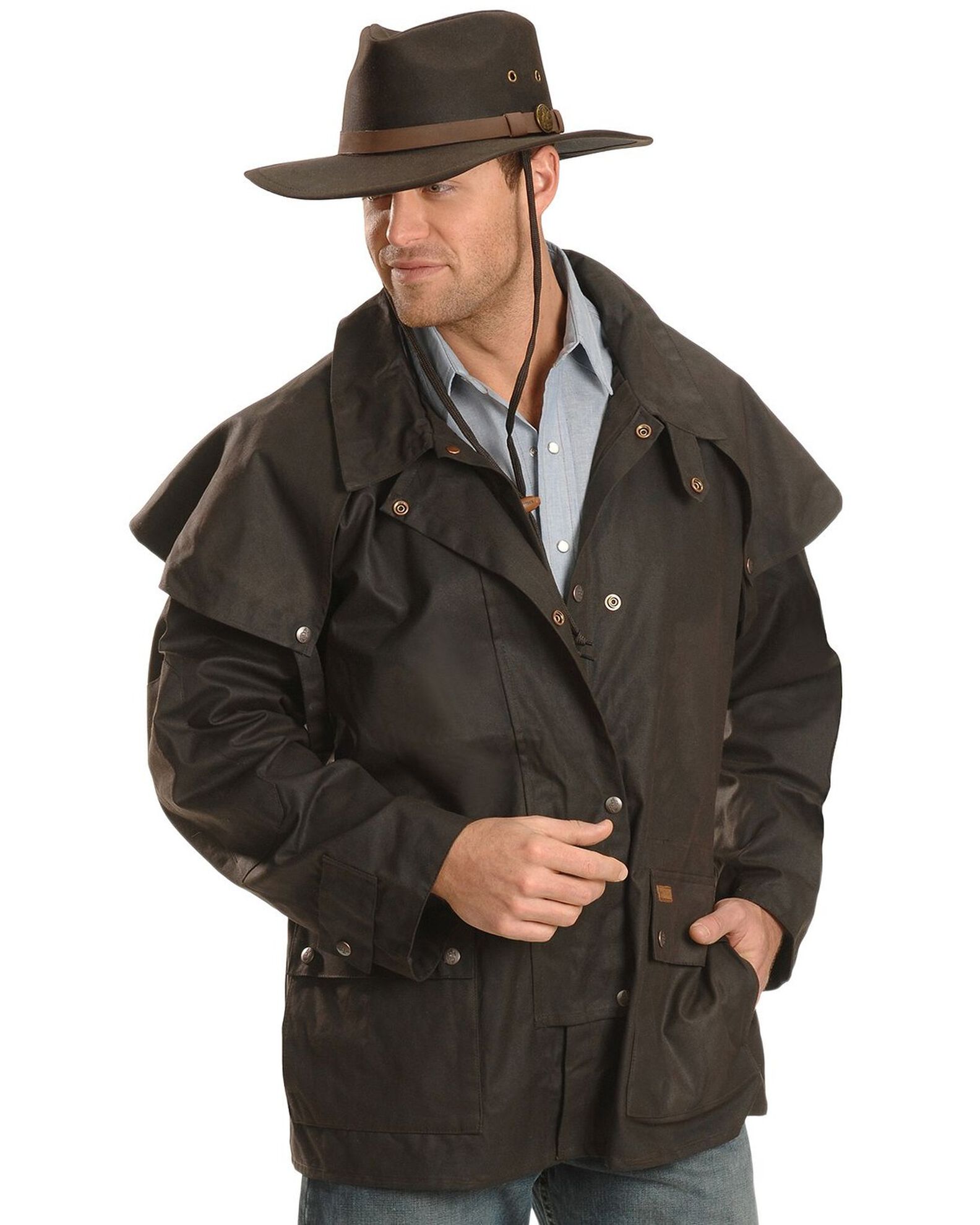 Mens oilskin duster clearance