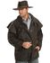 Image #2 - Outback Trading Co. Men's Short Oilskin Duster, Brown, hi-res