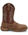 Image #2 - Tony Lama Men's Bartlett Light Tan Western Boots - Broad Square Toe, Brown, hi-res