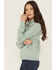 Image #2 - Troll Co Women's Rodeo Graphic Hoodie, Seafoam, hi-res