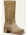 Image #1 - Frye Women's Campus 12R Suede Fashion Boots - Round Toe, Tan, hi-res