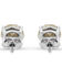 Image #2 - Montana Silversmiths Women's Gleaming Twilight Earrings, Silver, hi-res