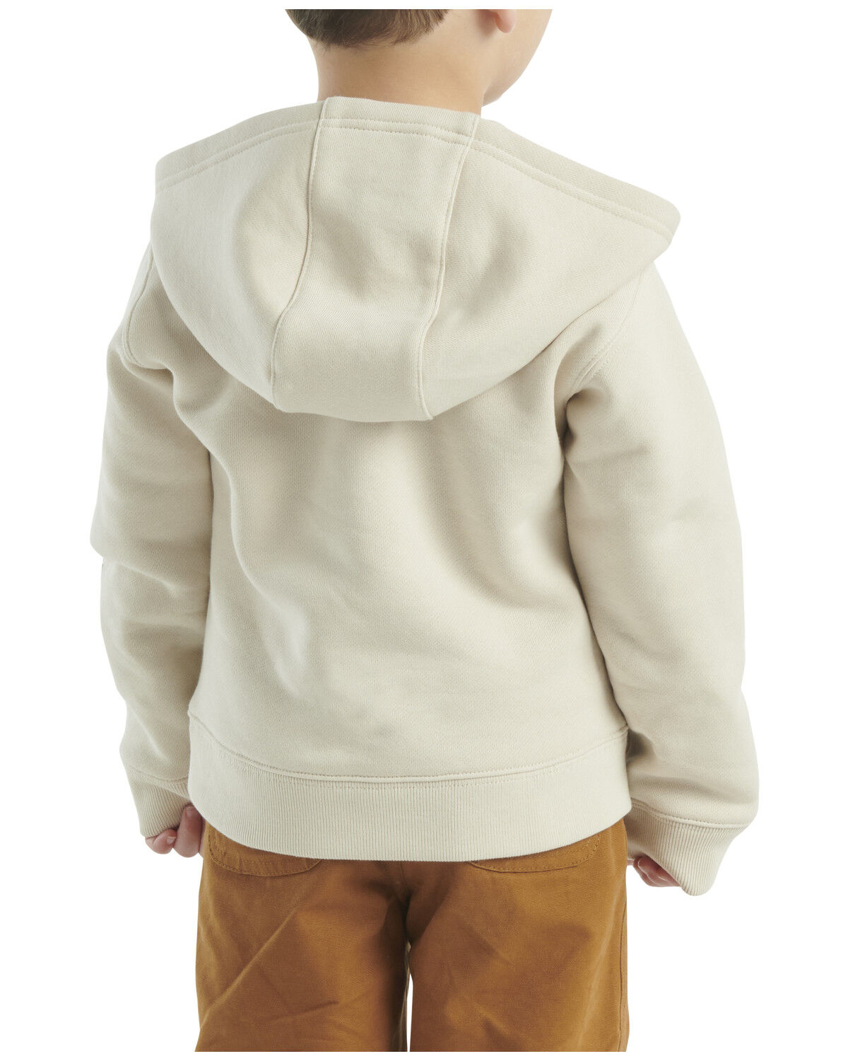 Image #3 - Carhartt Toddler Boys' Half Zip Hooded Pullover, Cream, hi-res