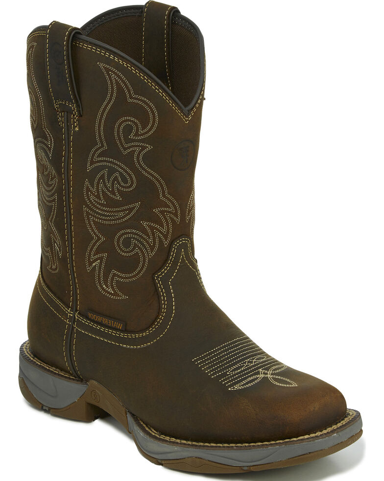 Tony Lama Men's Brown Junction Waterproof Boots - Square Toe , Brown, hi-res