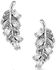 Image #1 - Montana Silversmiths Women's Bridgerton Feather Earrings, Silver, hi-res