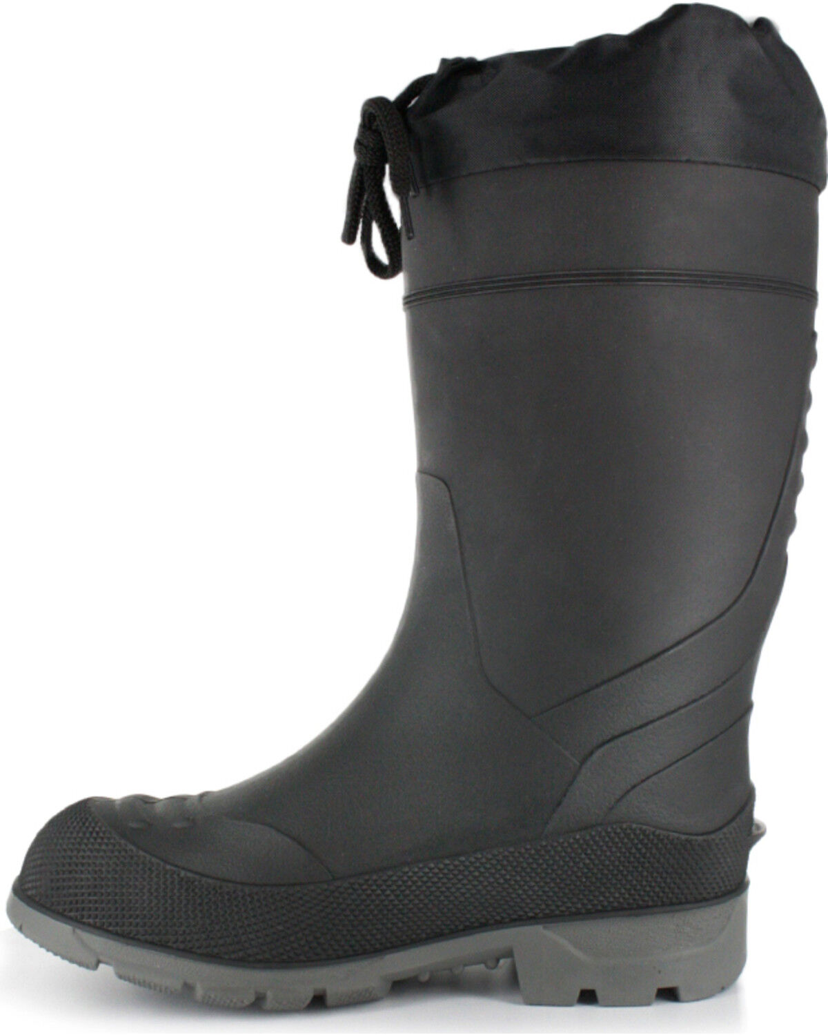 Image #3 - Chinook Men's BadAxe Waterproof Work Boots - Steel Toe, Black, hi-res