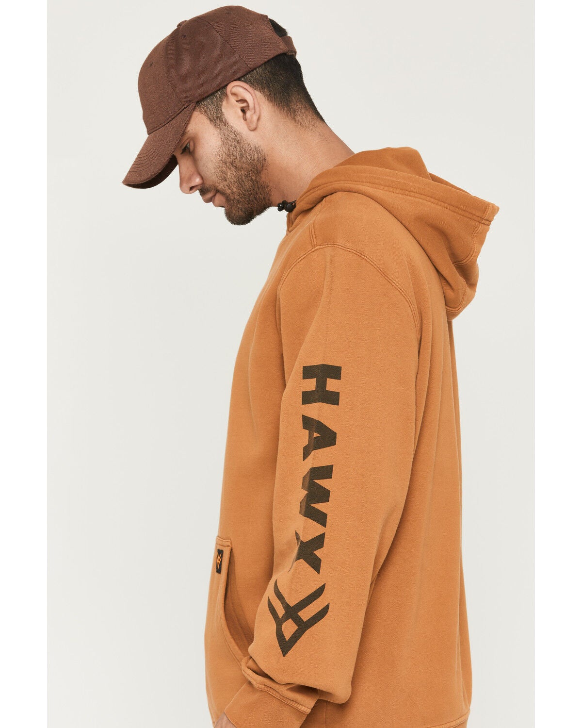 Image #2 - Hawx Men's Pullover Hooded Sweatshirt, Rust Copper, hi-res