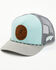 Image #1 - Hooey Men's Spur Logo Trucker Cap, Teal, hi-res