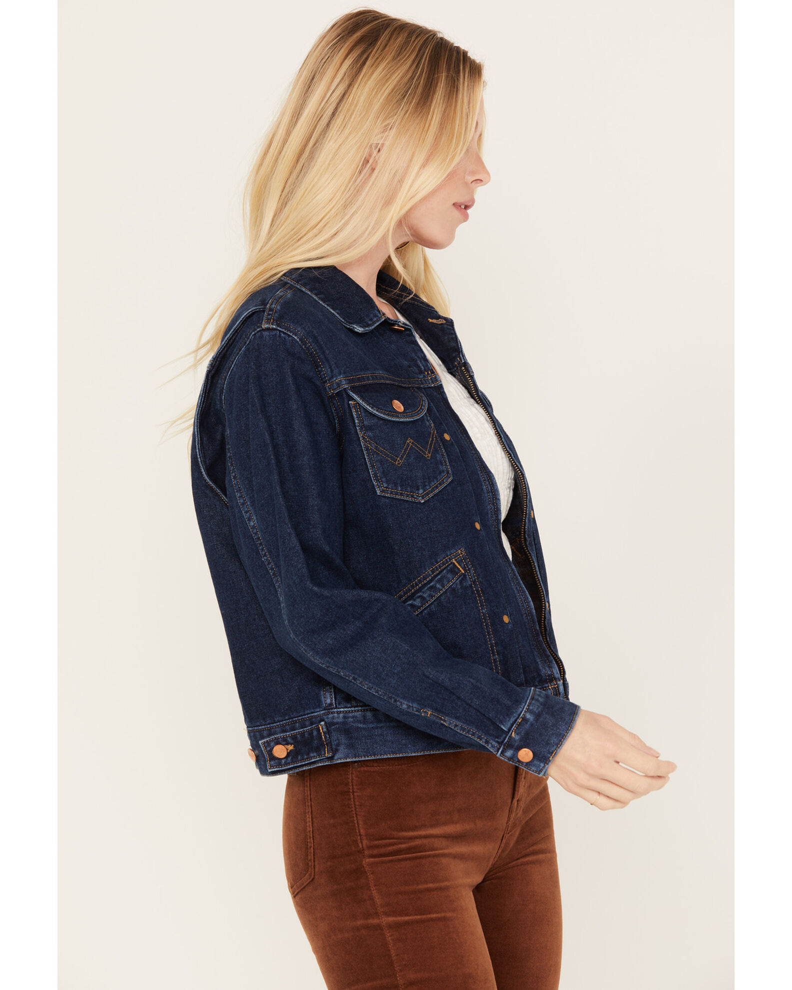Wrangler flannel lined jacket online