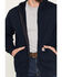 Image #3 - Carhartt Men's FR Force Original Fit Zip-Front Hooded Work Jacket, Navy, hi-res