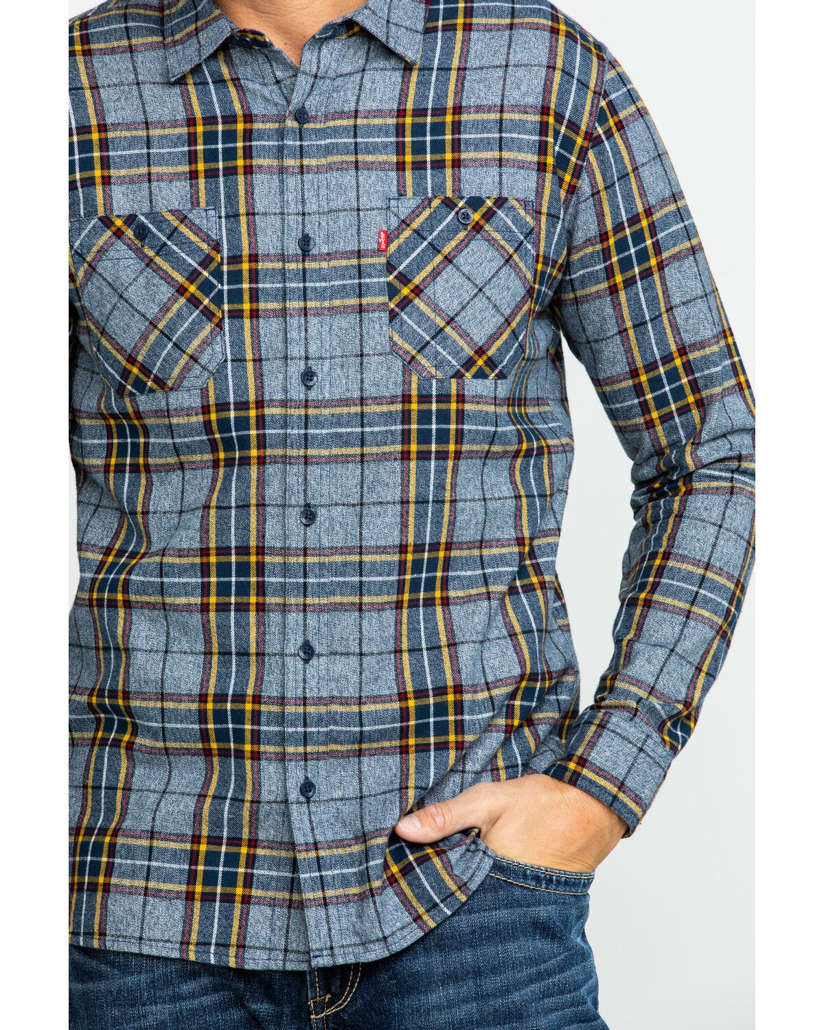 levi's plaid shirt