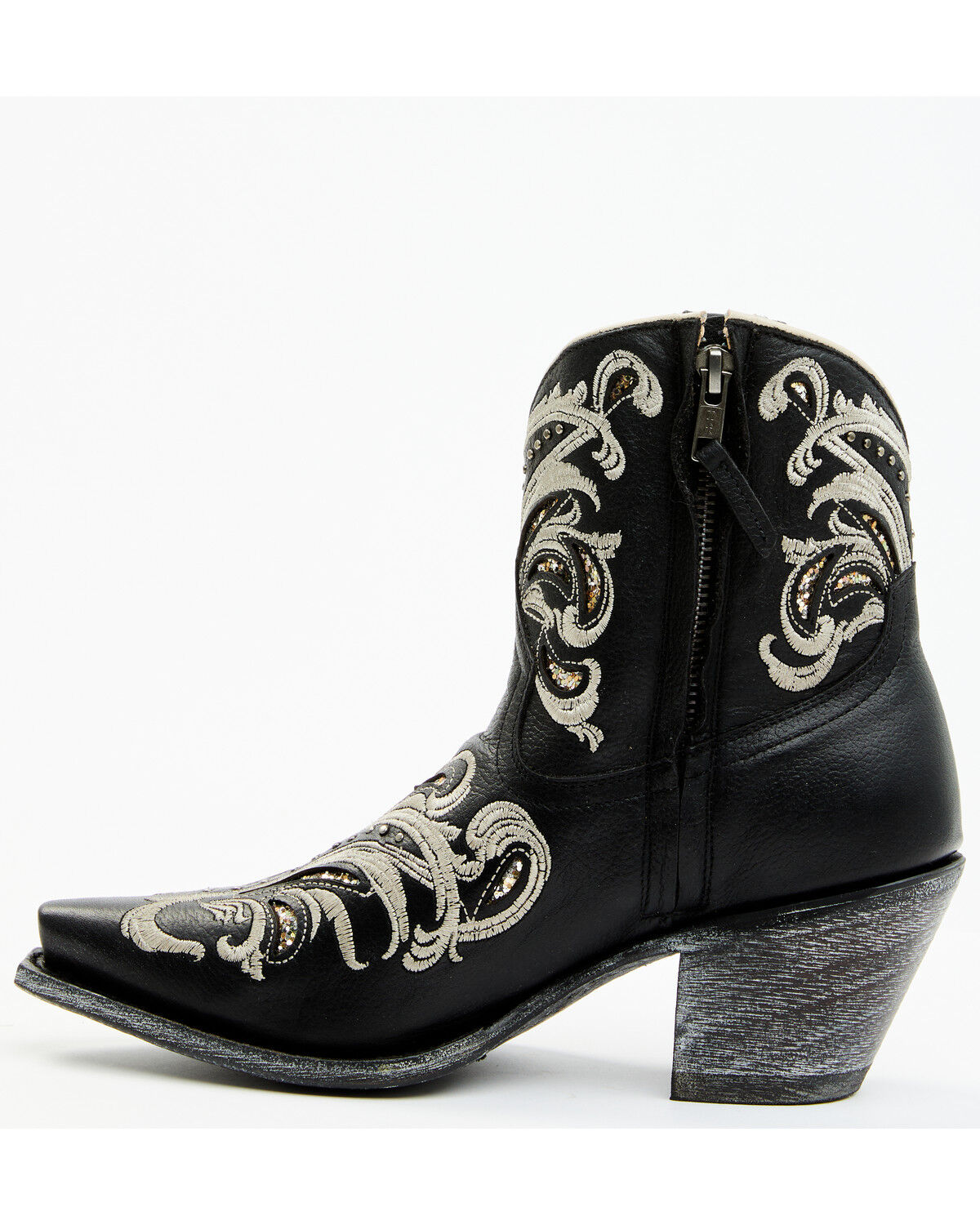 Image #3 - Shyanne Women's Silina Western Booties - Snip Toe, Black, hi-res