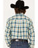 Cinch Men's Multi Plaid Print Long Sleeve Button Down Western Shirt , Multi, hi-res