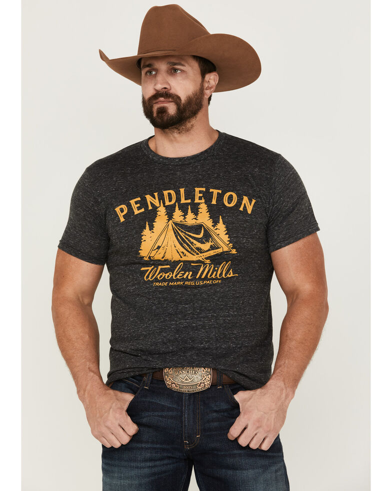 Pendleton Men's Campsite Graphic Short Sleeve T-Shirt , Black, hi-res