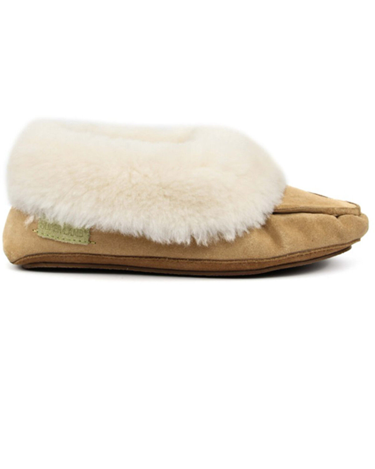 Image #2 - Superlamb Women's Navajo Tan Slip-On Casual Fleece Moccasin, , hi-res