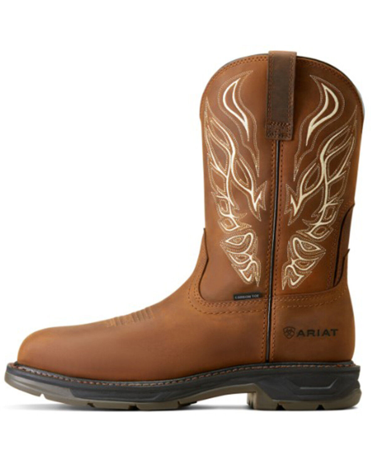 Image #2 - Ariat Men's WorkHog® XT Phoenix Distressed Work Boots - Composite Toe, Brown, hi-res