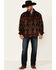 Image #2 - Outback Trading Co. Men's Brown Hudson Southwestern Print Long Sleeve Heavy Snap Western Shirt , , hi-res