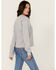 Image #4 - Bohemian Cowgirl Women's Country Road Cropped Sweatshirt, Grey, hi-res