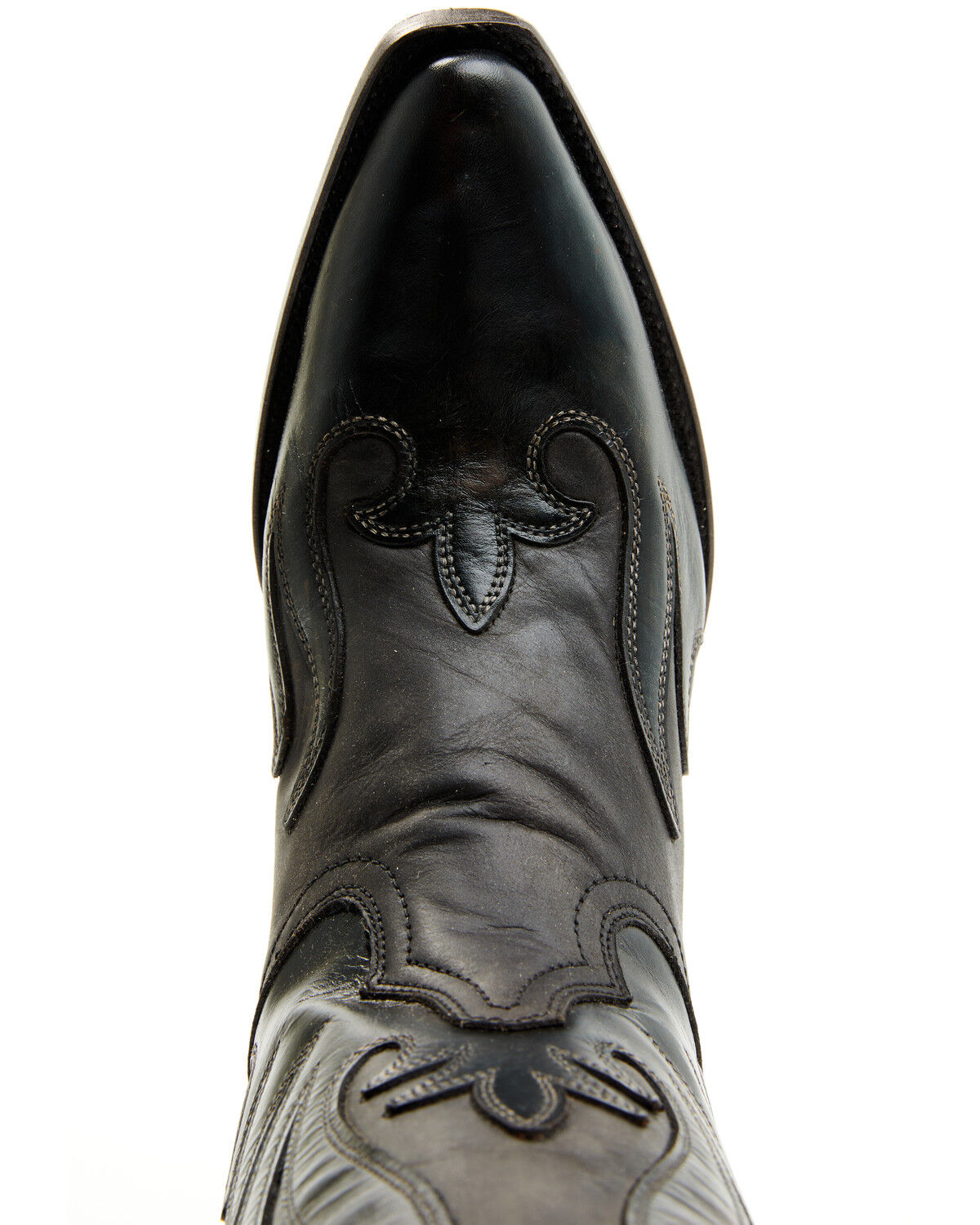 Image #6 - Corral Men's Embellished Overlay Western Boots - Snip Toe, Blue, hi-res