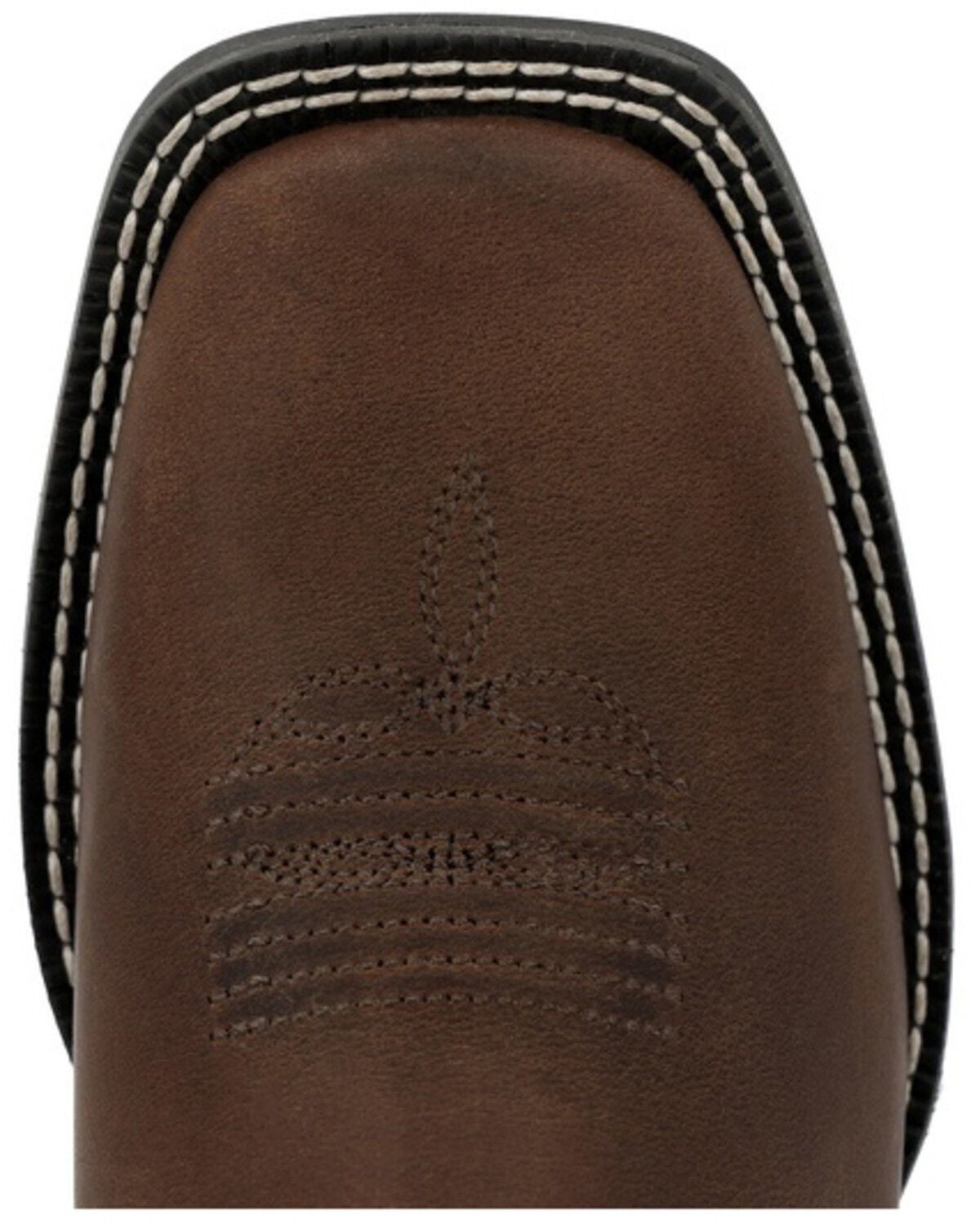 Image #6 - Durango Boys' Shyloh Western Boots - Broad Square Toe, Brown, hi-res