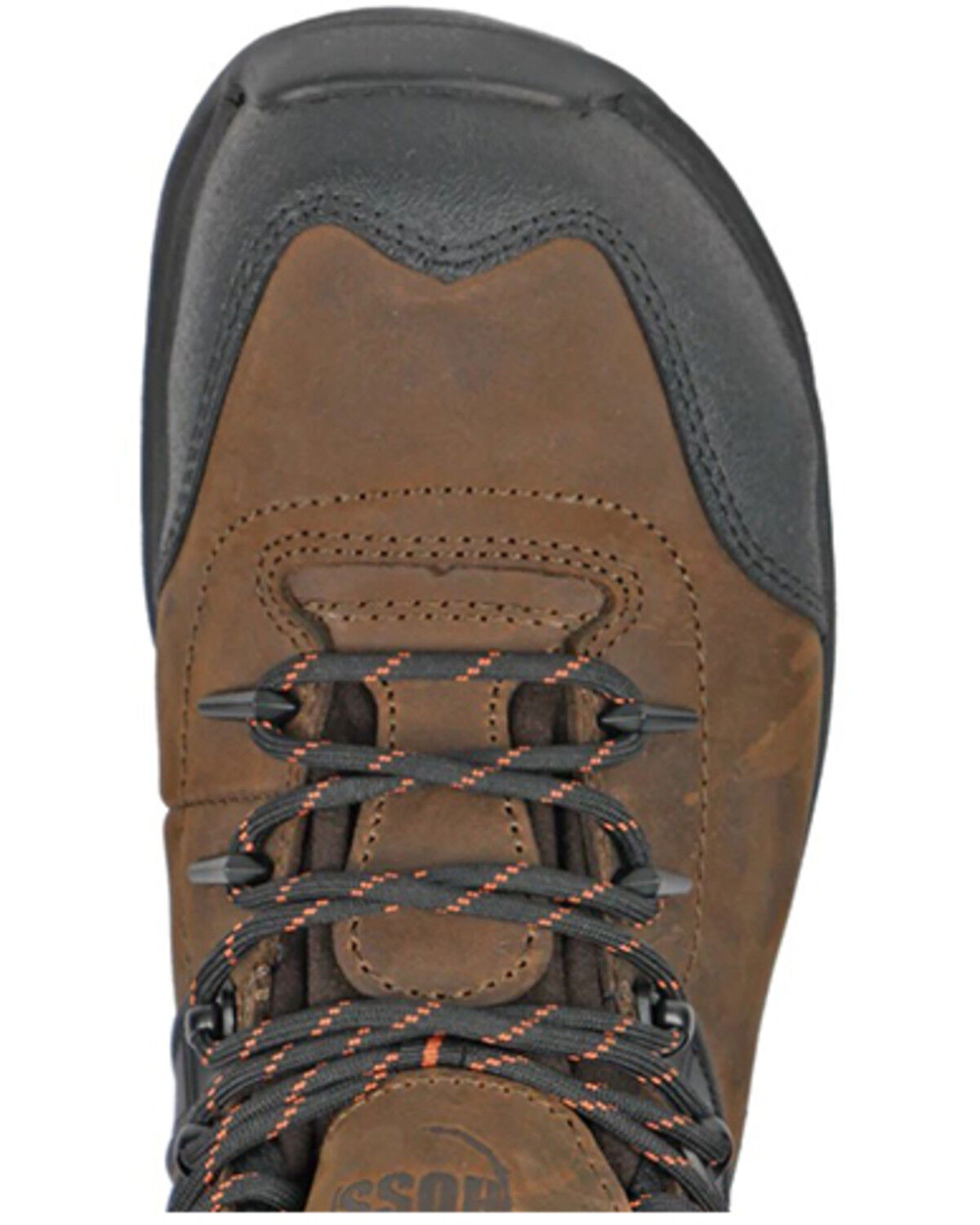 Image #6 - Hoss Men's Stomp 6" Lace-Up Work Boots - Aluminum Toe, Brown, hi-res