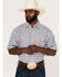 Image #1 - Resistol Men's Starke Small Plaid Short Sleeve Button Down Western Shirt, , hi-res
