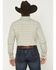 Image #4 - Gibson Trading Co Men's Money In The Bank Plaid Print Long Sleeve Button-Down Western Shirt, Light Blue, hi-res