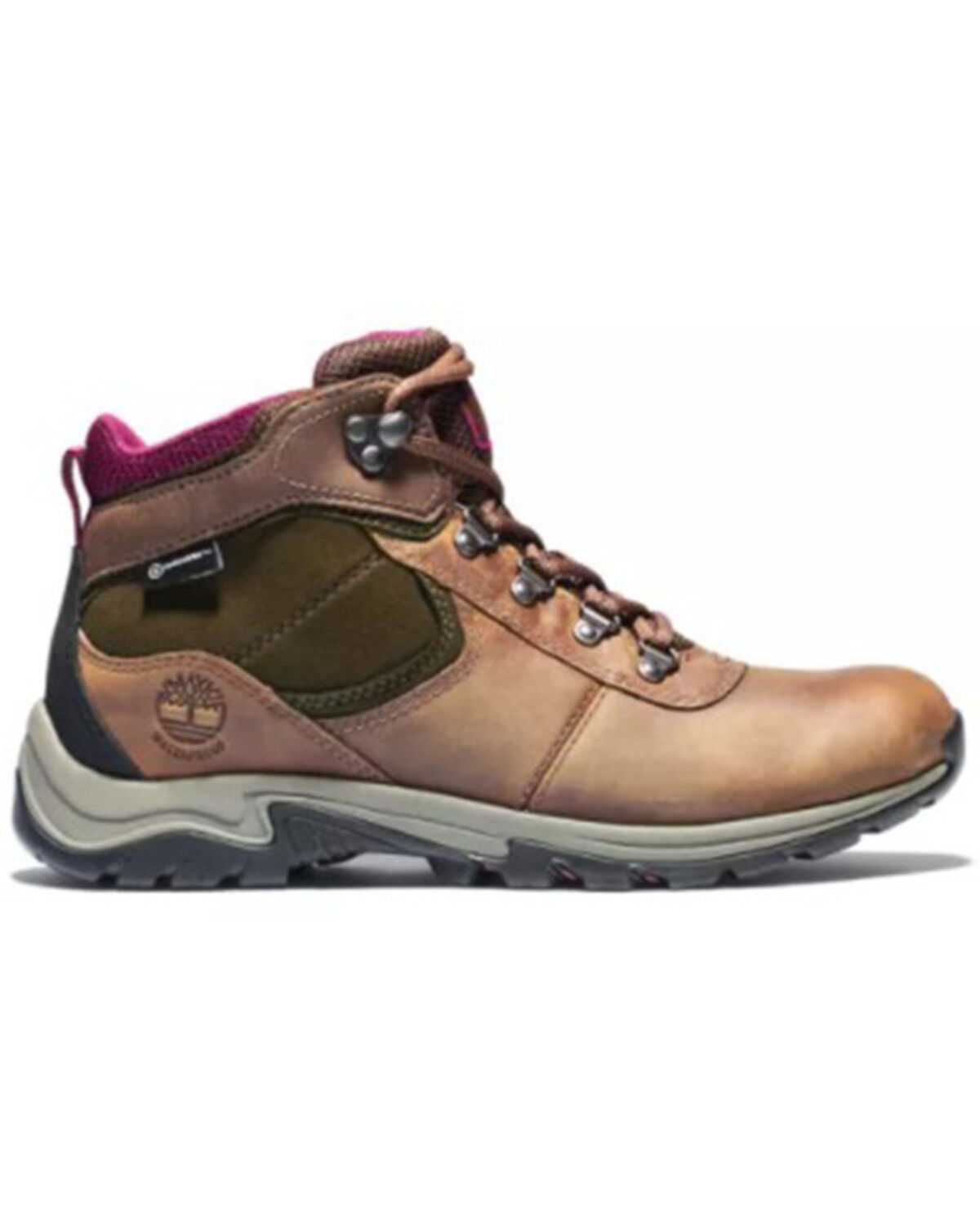 Image #2 - Timberland Women's Maddsen Waterproof Hiking Boots - Soft Toe, Brown, hi-res
