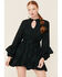 Image #1 - Shyanne Women's Green Animal Print A-Line Mini Dress, Dark Green, hi-res