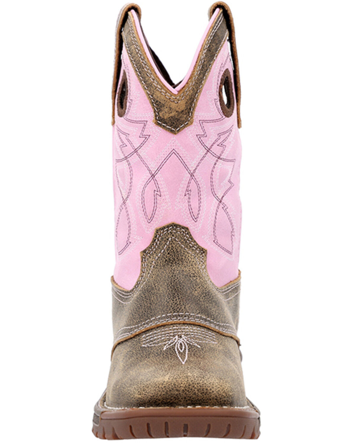 Image #4 - Rocky Little Girls' Legacy Waterproof Western Boots - Broad Square Toe, Pink, hi-res
