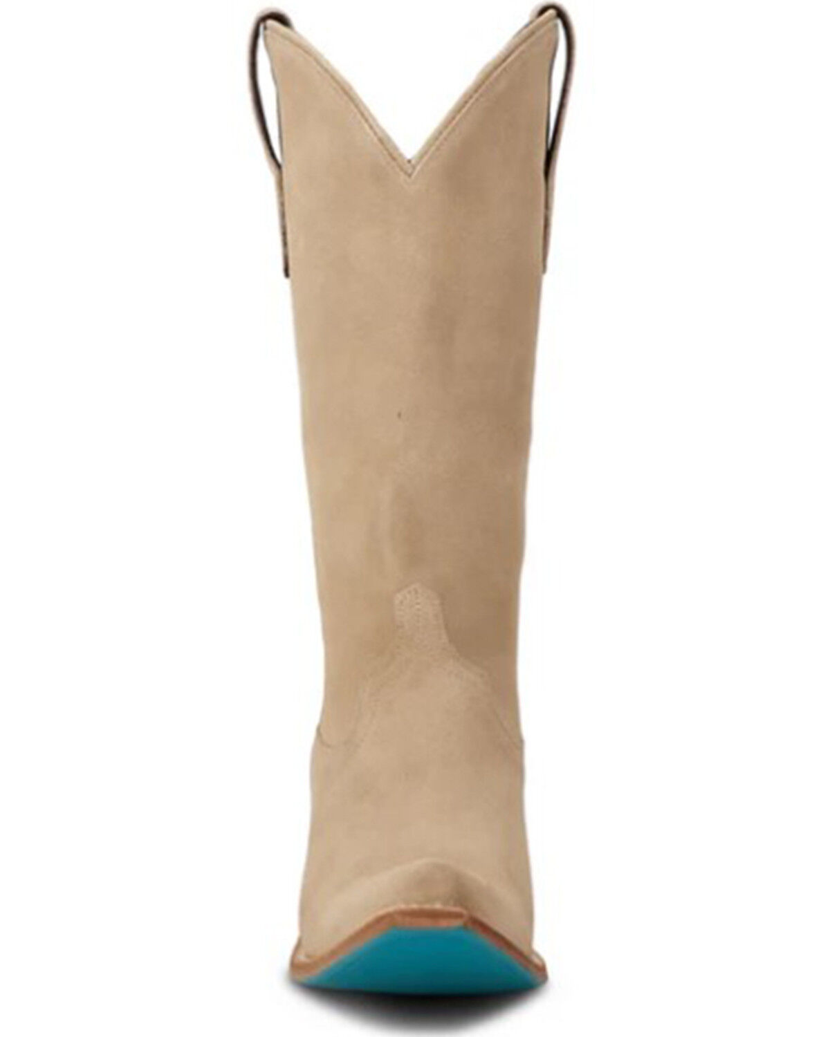 Image #4 - Lane Women's Emma Jane Suede Tall Western Boots - Snip Toe, Brown, hi-res
