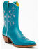 Image #1 - Planet Cowboy Women's Tiffany Stars Western Boots - Pointed Toe, Turquoise, hi-res