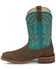 Image #3 - Justin Men's Jackpot Western Boots - Broad Square Toe, Brown, hi-res