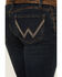 Image #2 - Wrangler Women's Shiloh Dark Wash Low Rise Ultimate Riding Stretch Bootcut Jeans, Dark Wash, hi-res