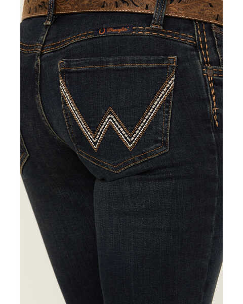 Image #2 - Wrangler Women's Shiloh Dark Wash Low Rise Ultimate Riding Stretch Bootcut Jeans , Dark Wash, hi-res