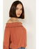 Image #2 - Shyanne Women's Embroidered Cut Out Off The Shoulder Top, Cognac, hi-res