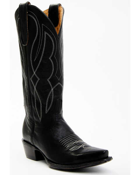 Image #1 - Idyllwind Women's Colt Volgo Leather Western Boots - Snip Toe , Black, hi-res