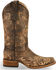 Circle G Women's Dragonfly Embroidered Western Boots - Square Toe, Brown, hi-res