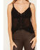 Image #3 - Idyllwind Women's Santa Rosa Embroidered Georgette Tank, Black, hi-res