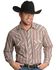 Image #1 - Wrangler Men's Assorted Long Sleeve Western Shirt - Big & Tall, Stripe, hi-res